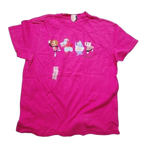 Vintage Paul Frank Tshirt, Julius Excercise, Hot Pink, Medium - Picture 1 of 5